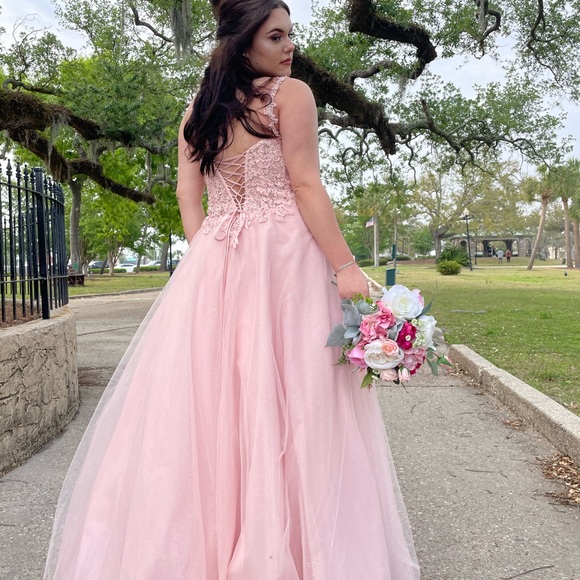 Beaded Lace Ballgown Prom Dress  by Morilee - Picture 2 of 3